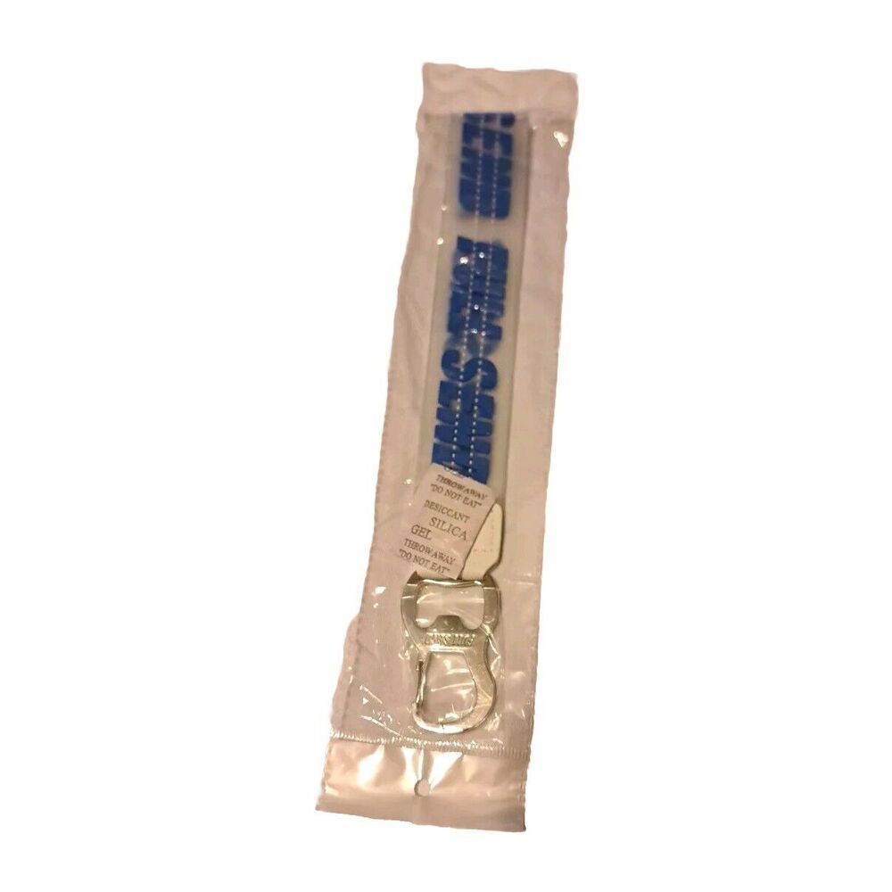Full Send Nelk Lanyard With Attached Bottle Opener Blue/Clear 11" NEW In Package
